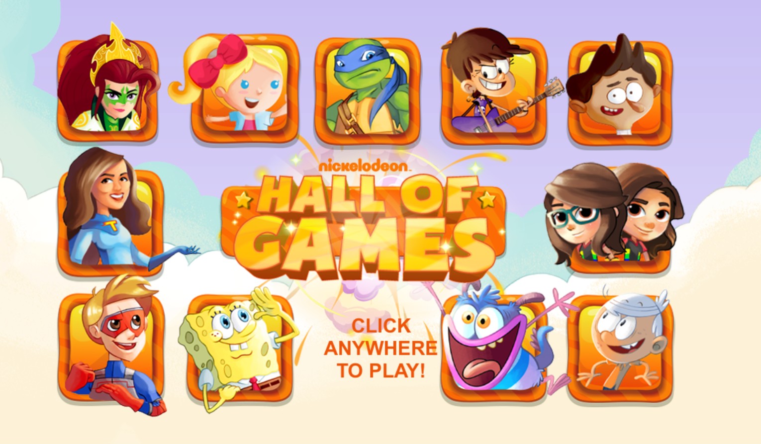 Nickelodeon Hall of Games Online: Classic Arcade Fun