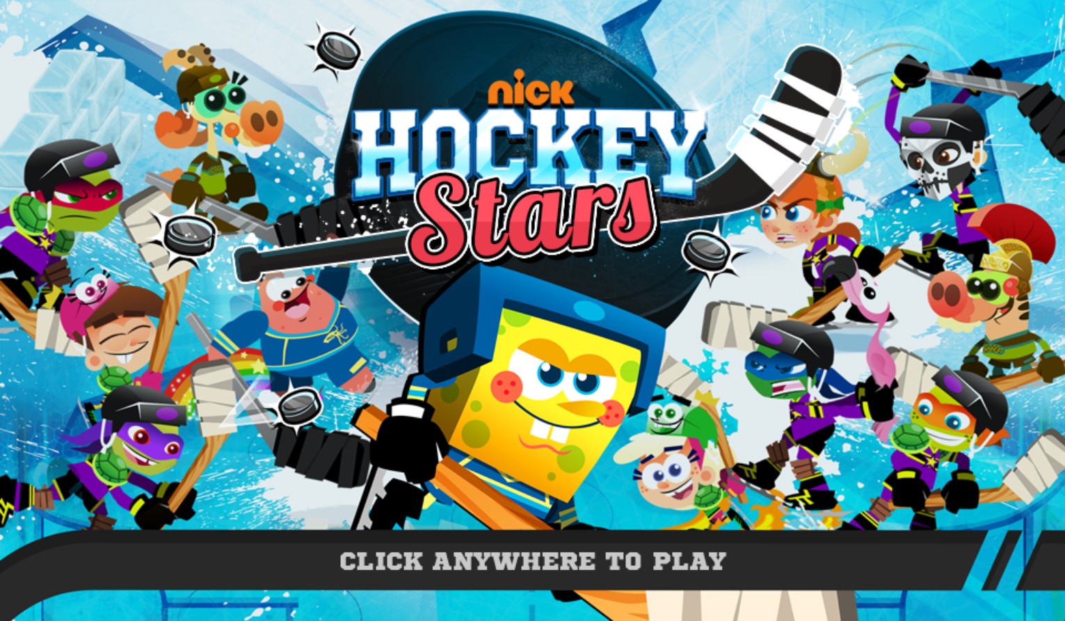 Nick Hockey Stars - Play Online Nickelodeon Ice Hockey: Hero Saga