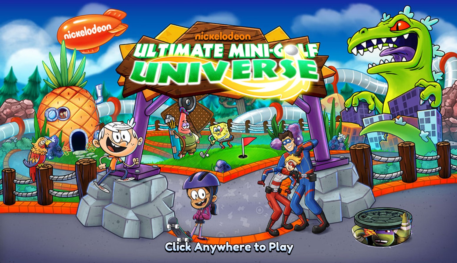 Nick Ultimate Mini-Golf Universe - Play Nickelodeon Sports Games Online: Classic Arcade Fun