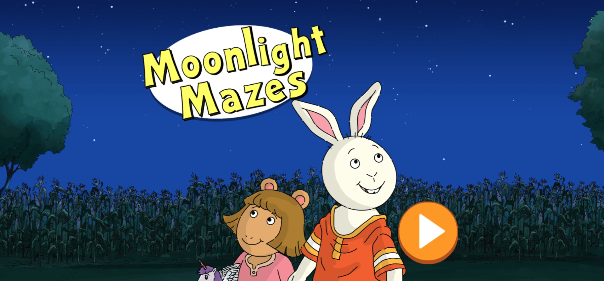 Moonlight Mazes - Play Arthur Corn Maze: Speed Run Edition