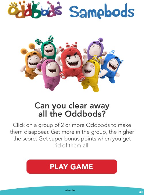 Oddbods Samebods - Play Fun Matching Puzzle Game Online: Ultimate Edition