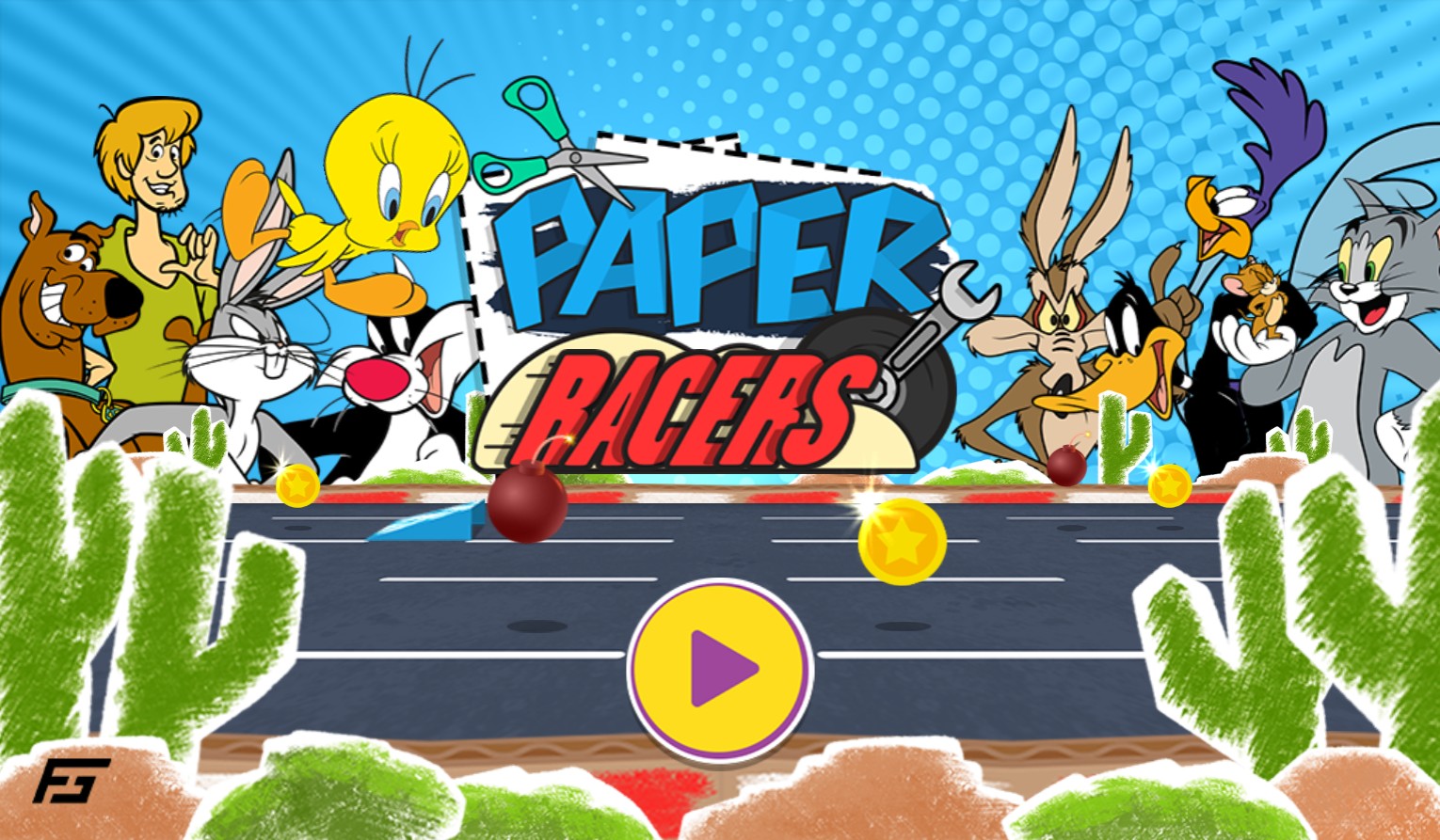 Paper Racers - Cartoon Network Racing: Speed Run Edition