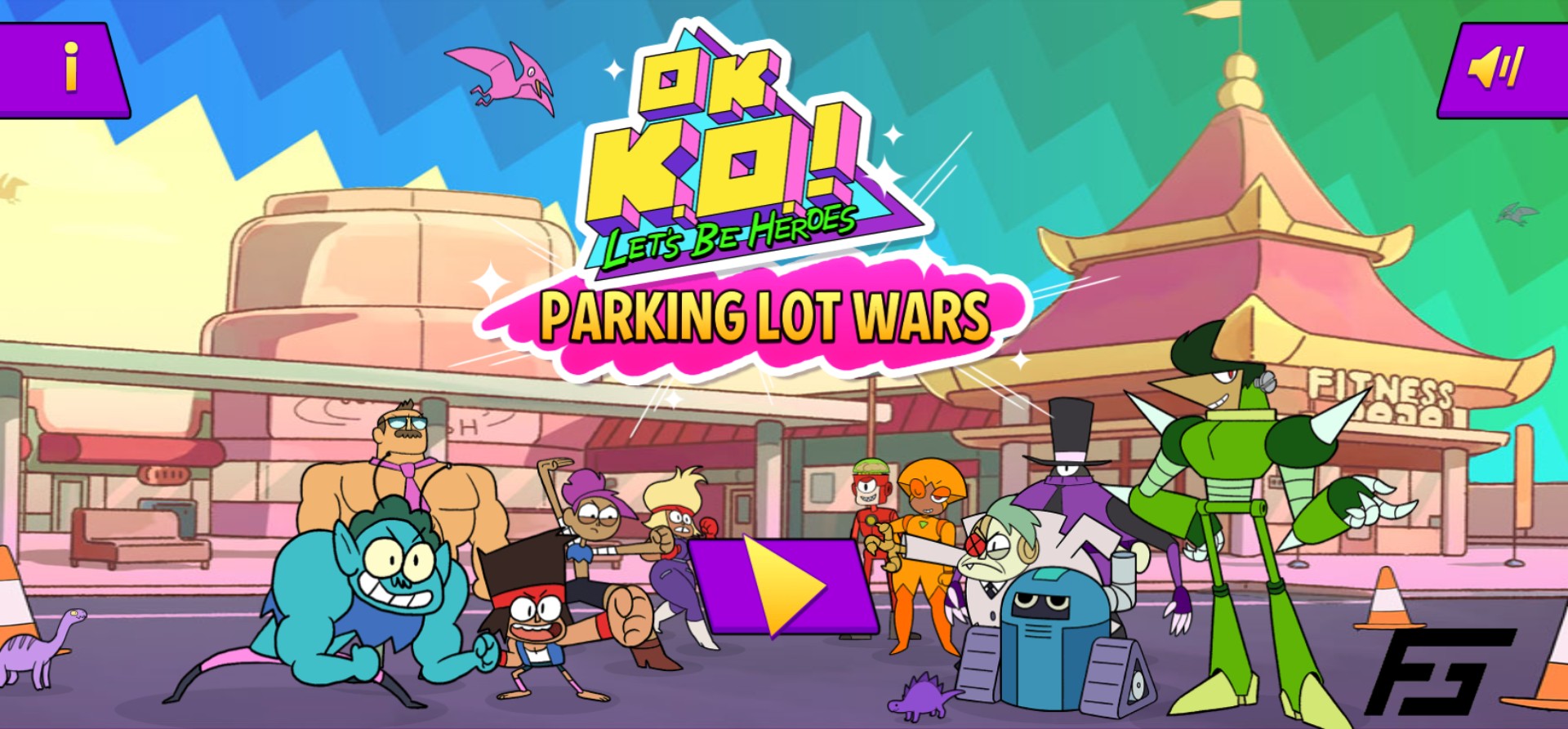 OK K.O. Let's Be Heroes: Parking Lot Wars: Speed Run Edition