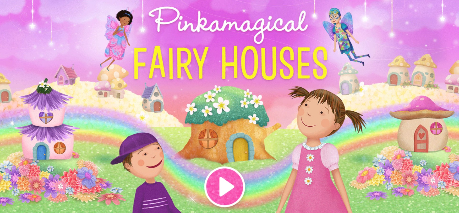 Pink Magical Fairy Houses - Enchanting Design: Super Adventure