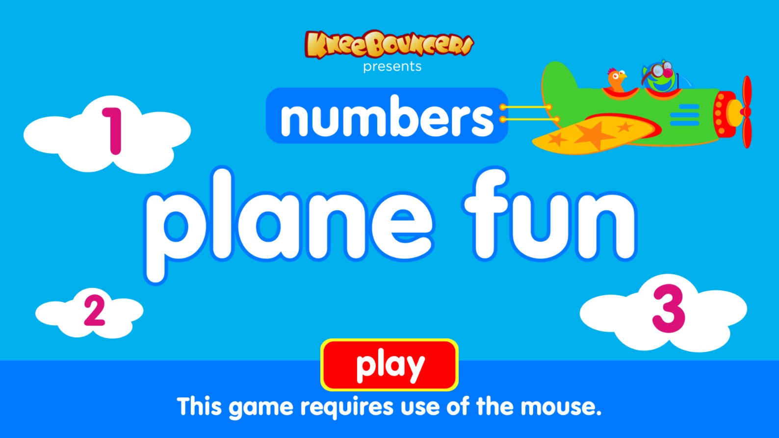 Plane Numbers - Kids Educational Flying: Mastery Challenge