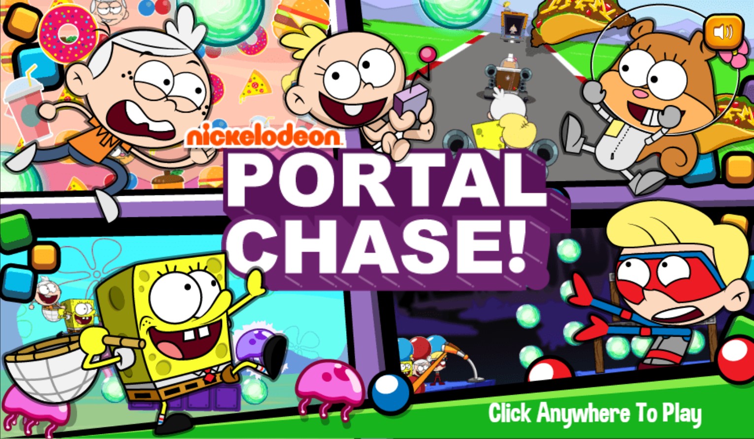 Portal Chase Nickelodeon Crossover: Super Adventure