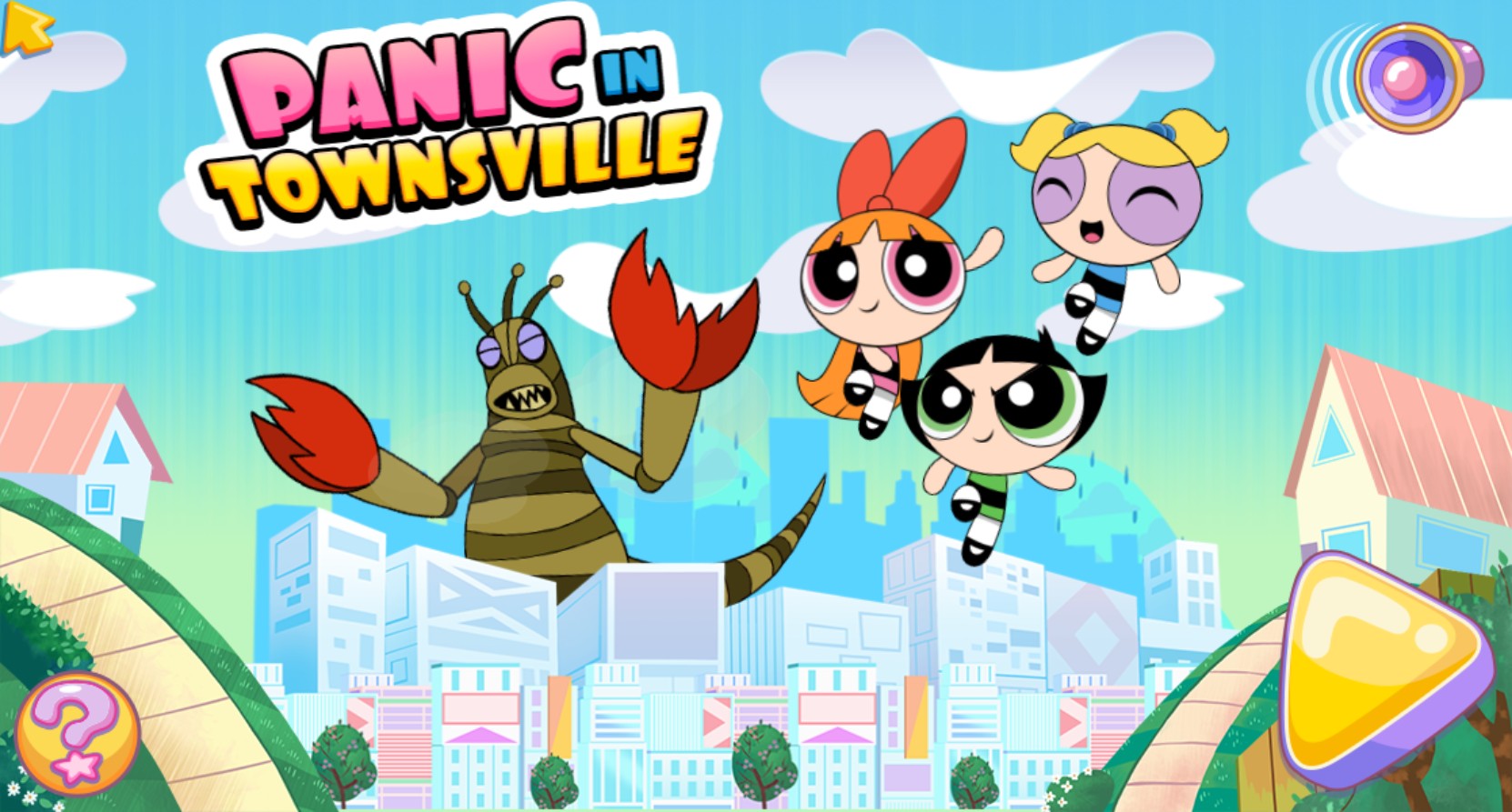 Powerpuff Girls Panic in Townsville - Action Adventure: Magic World
