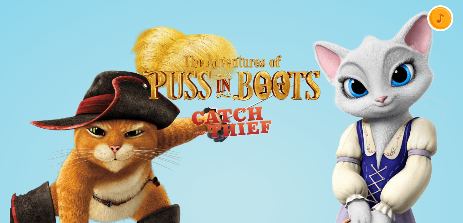 Puss in Boots Catch the Thief: Deluxe Online