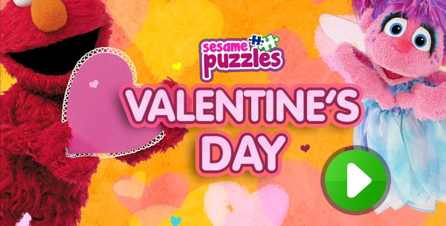 Sesame Street Valentine's Day Jigsaw Puzzle: Free Play Quest