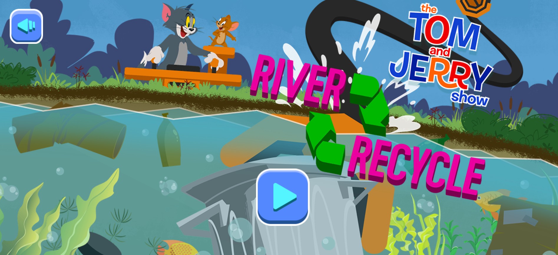 Tom and Jerry River Junk Cleanup Prototype: Speed Run Edition