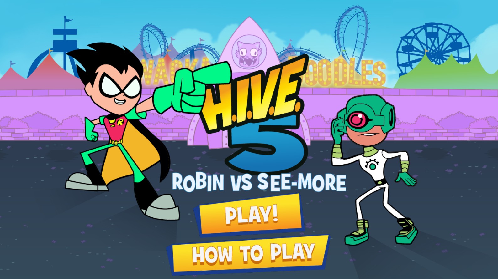 Robin vs See-More Teen Titans Go Action: Legendary Quest