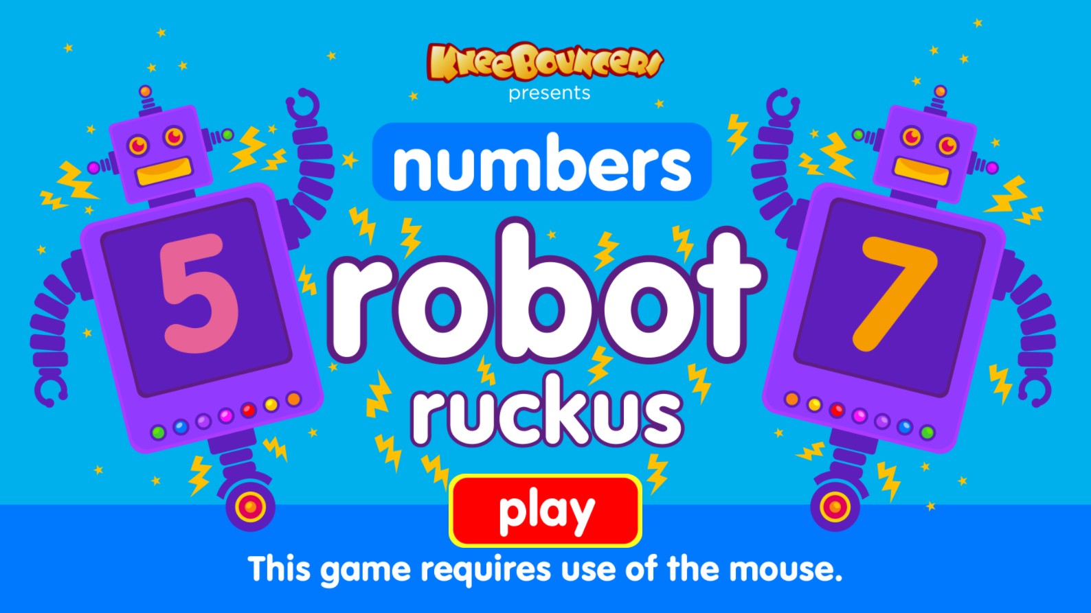Robot Numbers Ruckus - Educational Math Game for Kids: Deluxe Online