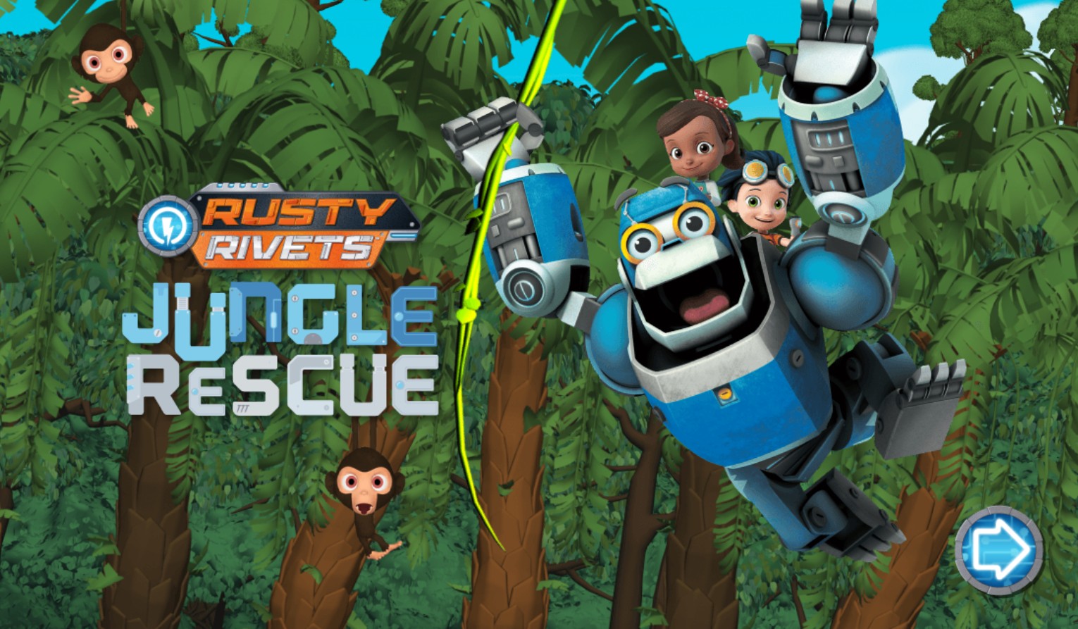 Rusty Rivets Jungle Rescue - Play Free Nickelodeon Adventure: Free Play Quest