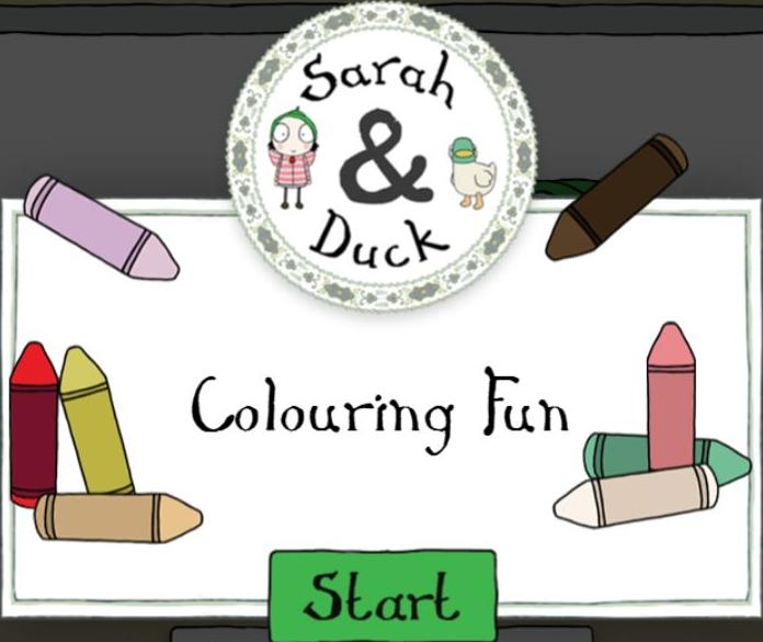 Sarah and Duck Colouring Fun: Legendary Quest