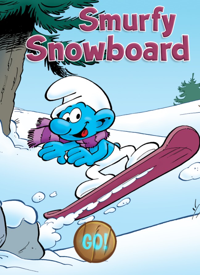 Smurfs Christmas Snowboard Challenge: Classic Arcade Fun