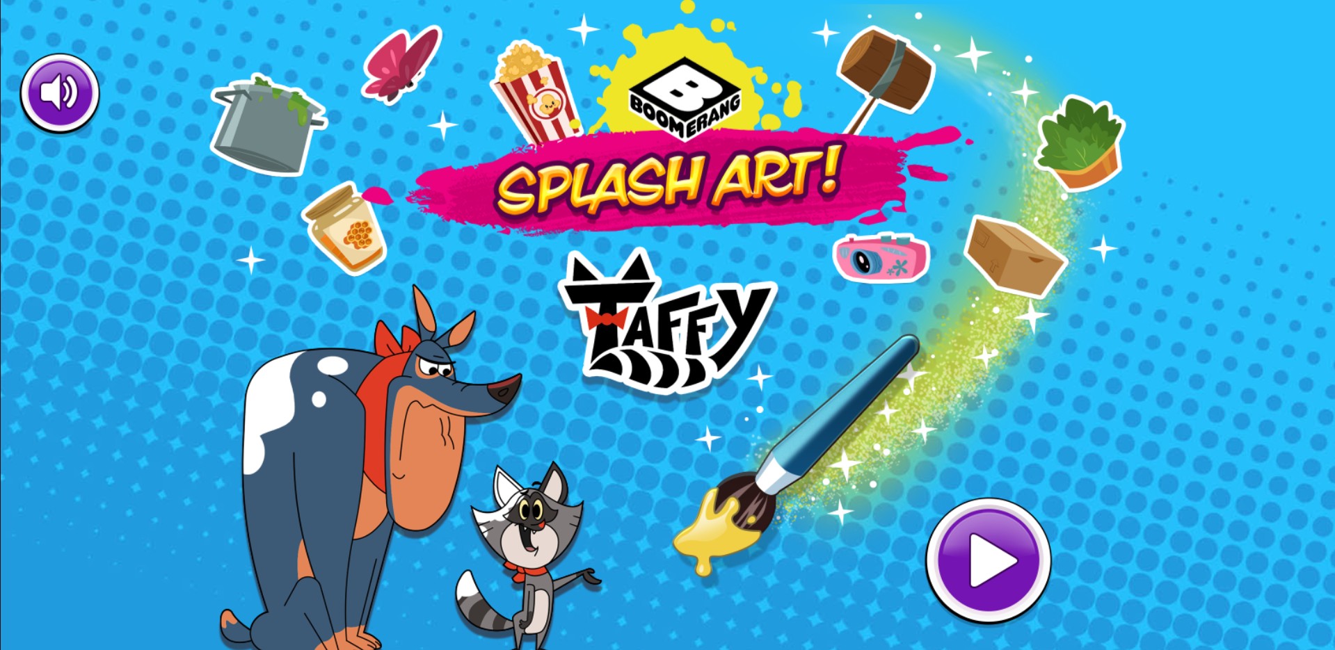 Splash Art Taffy Boomerang: Hero Saga