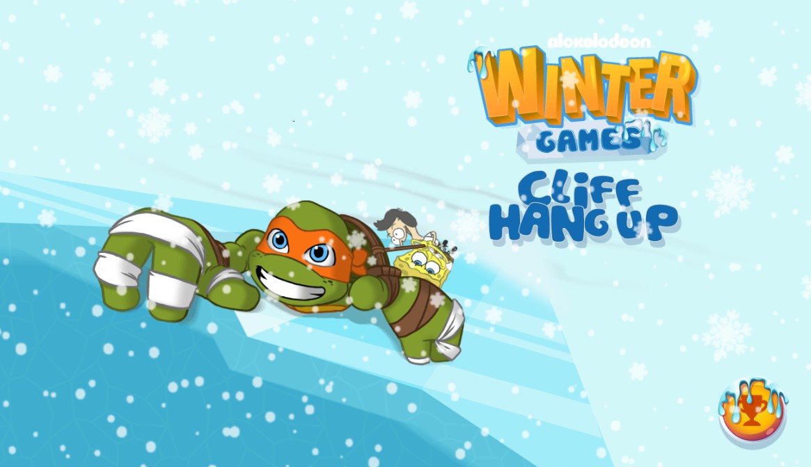 SpongeBob Cliff Hang Up Winter Games: Mastery Challenge
