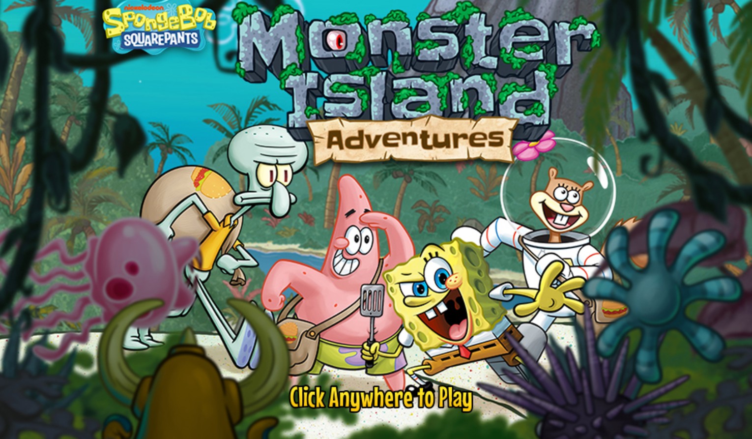 SpongeBob Monster Island Adventures Play Online: Magic World