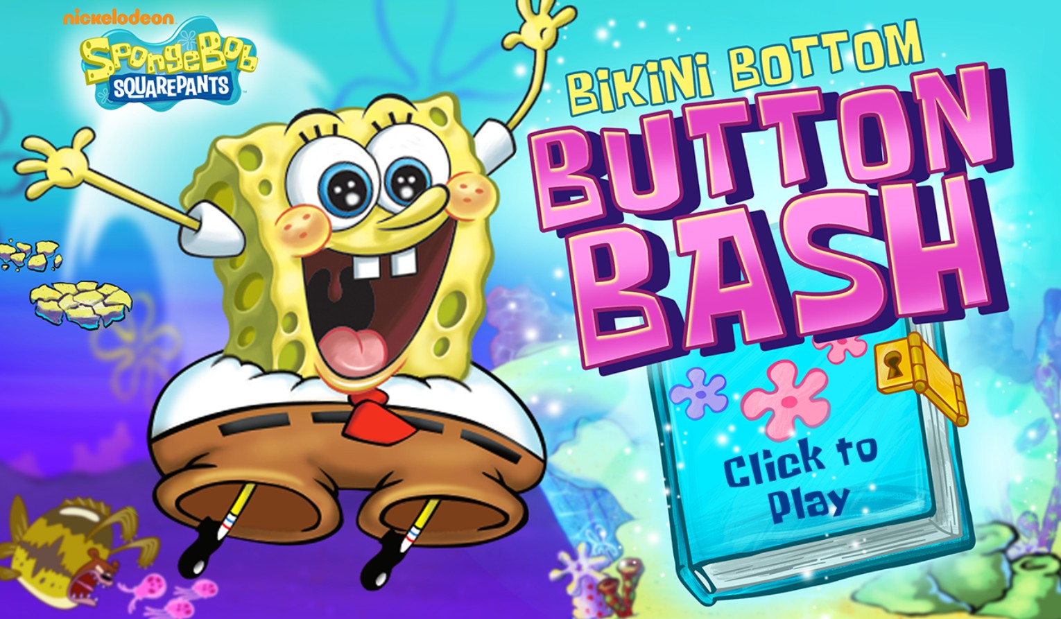 SpongeBob SquarePants: Bikini Bottom Button Bash - Play Online: Hero Saga