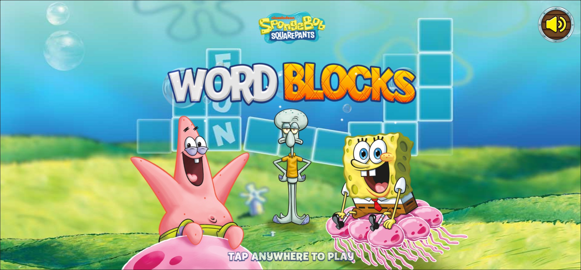 SpongeBob Word Blocks: Speed Run Edition
