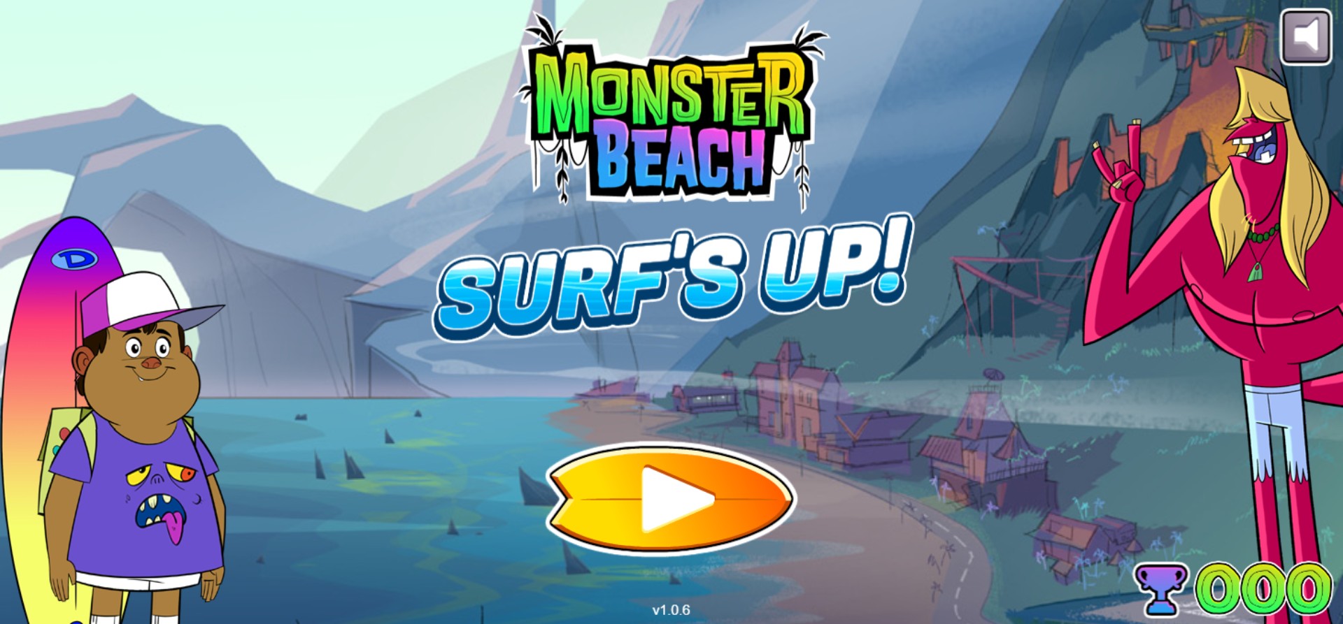 Monster Beach Surf's Up - Cartoon Network: Legendary Quest