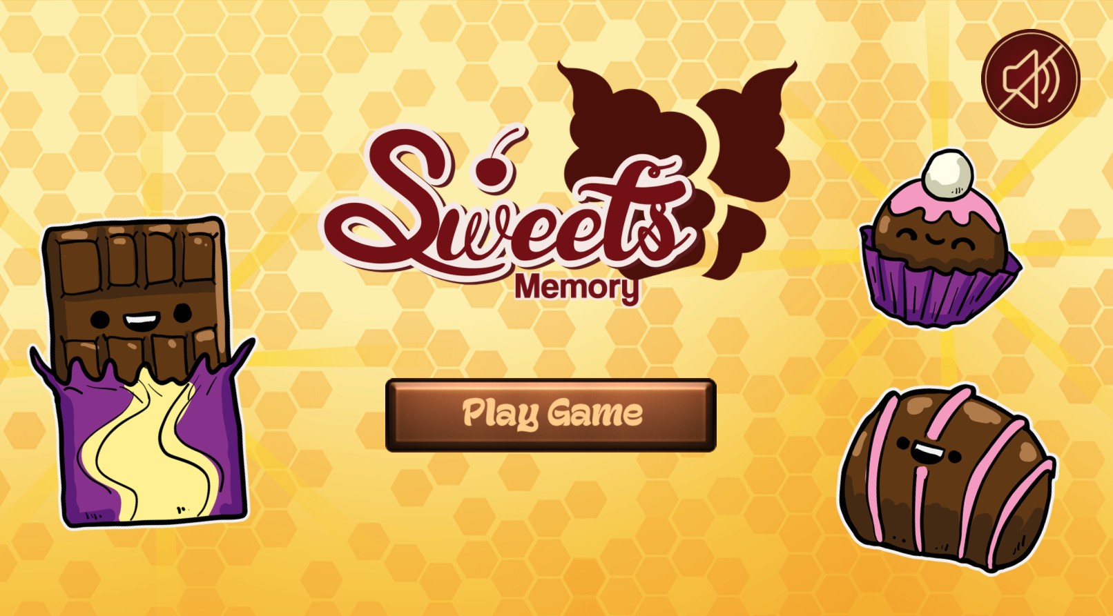 Sweets Memory - Fun Online Matching Game for Kids: Mastery Challenge