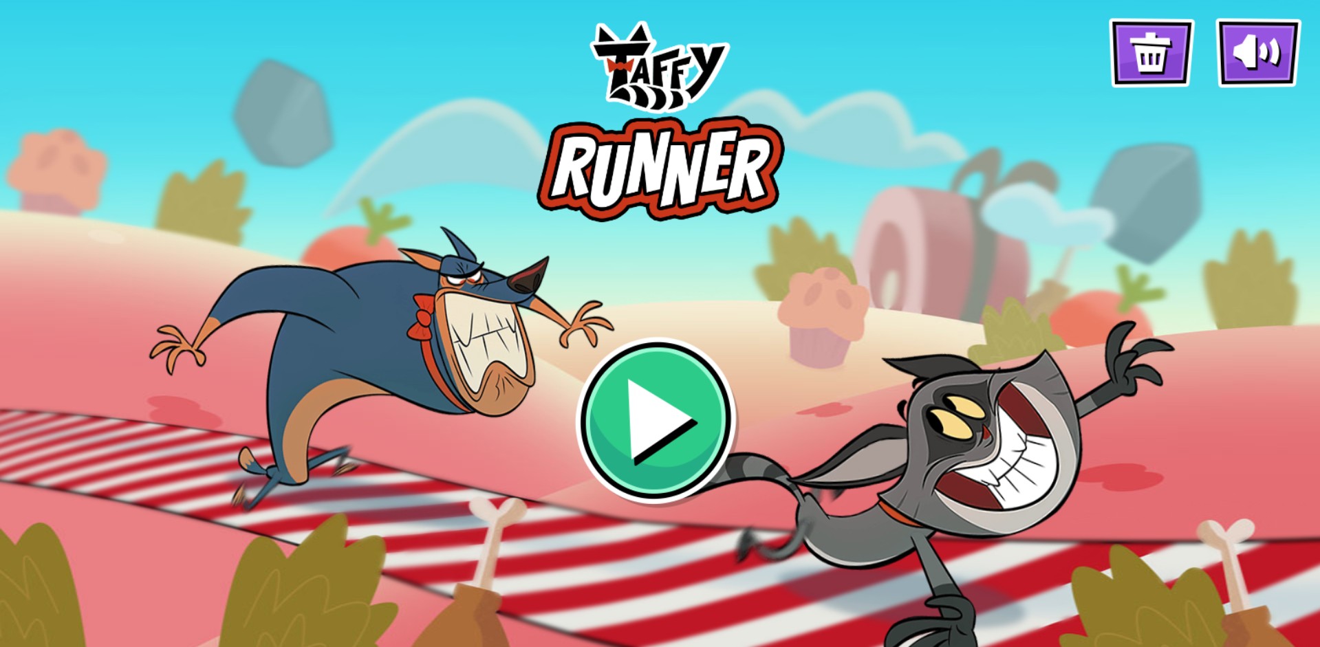 Taffy Runner - Fun Cartoon Network Adventure: Classic Arcade Fun
