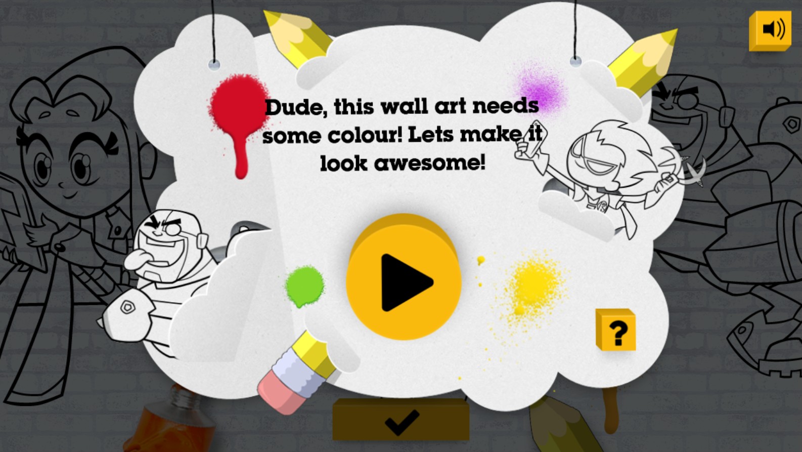 Teen Titans Go! Colour In: Magic World