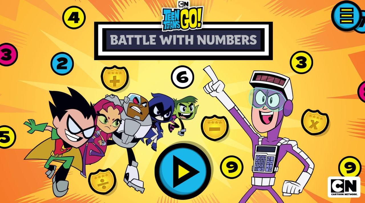 Teen Titans Go Battle With Numbers - Math Adventure: Extreme Challenge