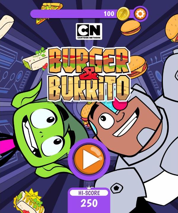 Teen Titans Go Burger and Burrito - Cartoon Network Arcade: Ultimate Edition