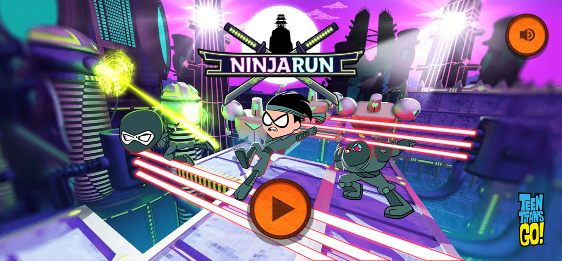 Teen Titans Ninja Run - Play Free Online Action: Extreme Challenge