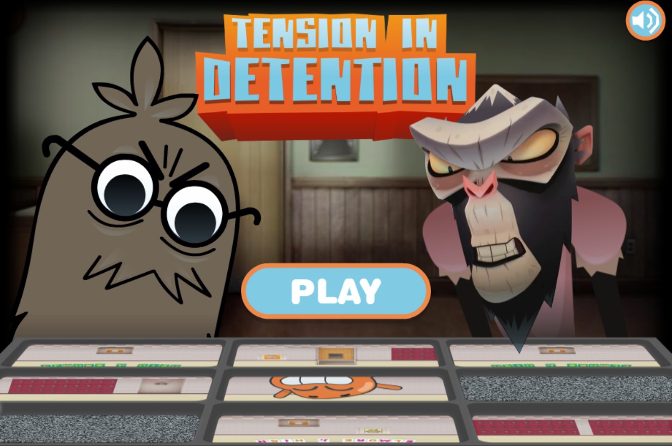 Tension in Detention Gumball: Mega Mission