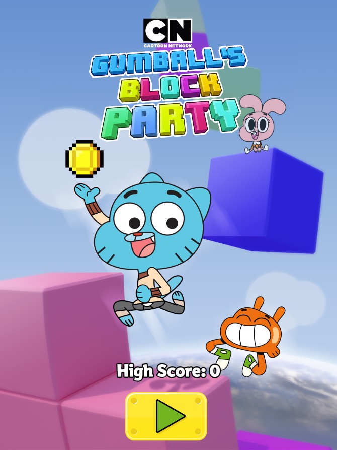 The Amazing World of Gumball Block Party - Online Arcade: Deluxe Online