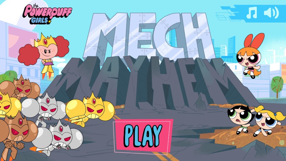 The Powerpuff Girls Mech Mayhem - Play Free Online Action: Speed Run Edition