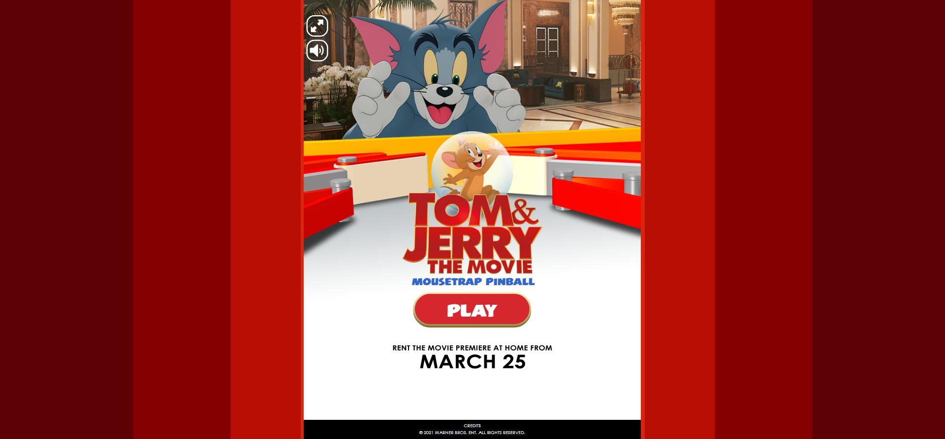 Tom and Jerry Mousetrap Pinball - Online Arcade: Deluxe Online