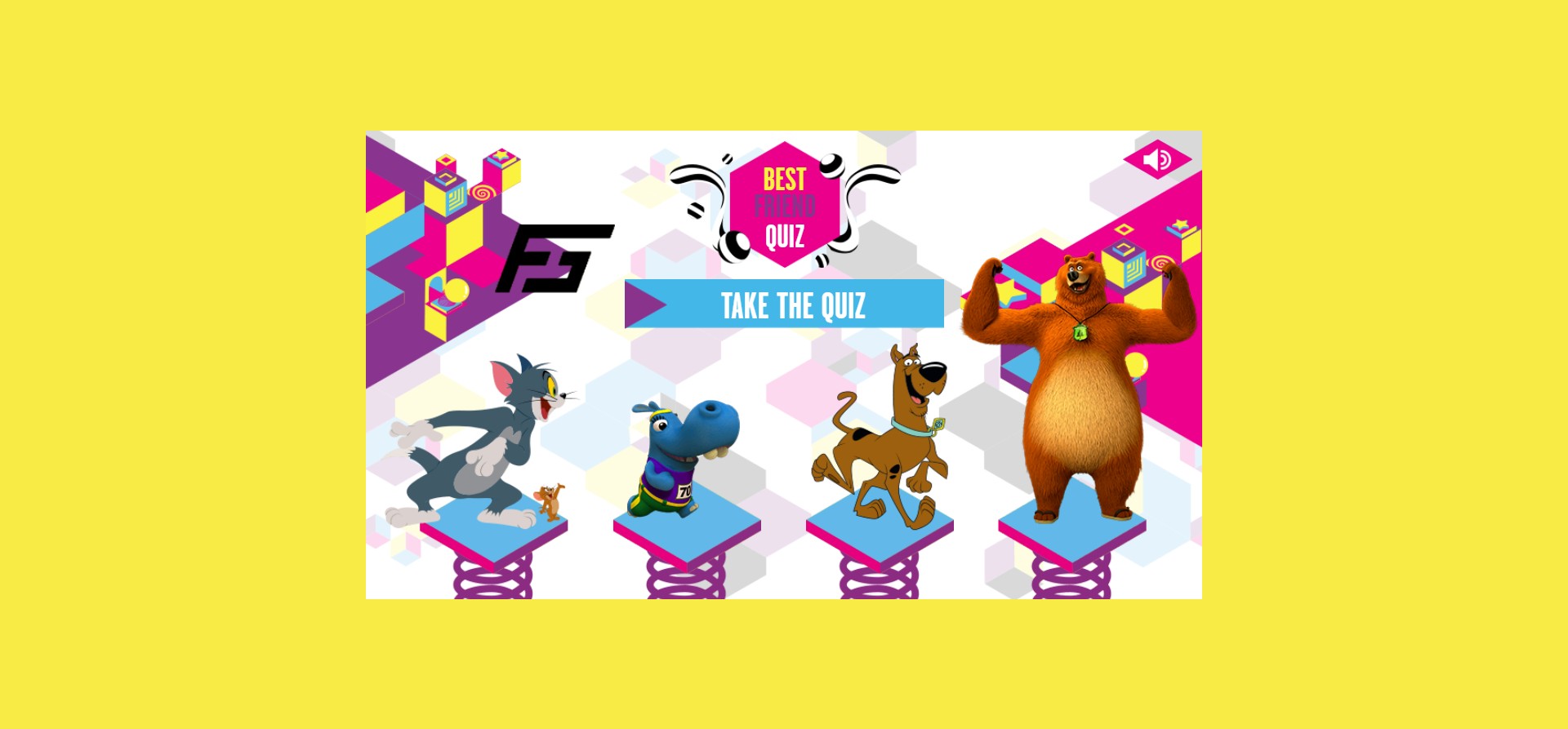 Boomerang Best Friend Quiz - Play Online Cartoon Character: Magic World