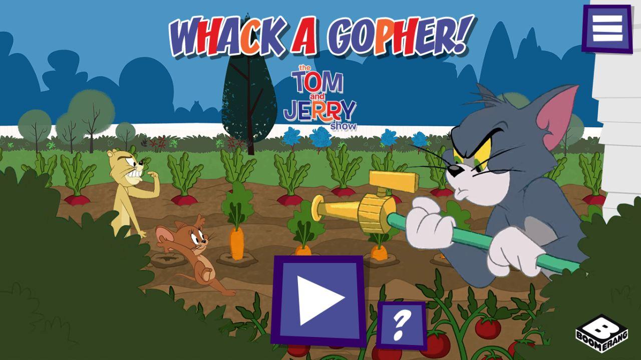 Tom and Jerry Whack a Gopher: Full Version