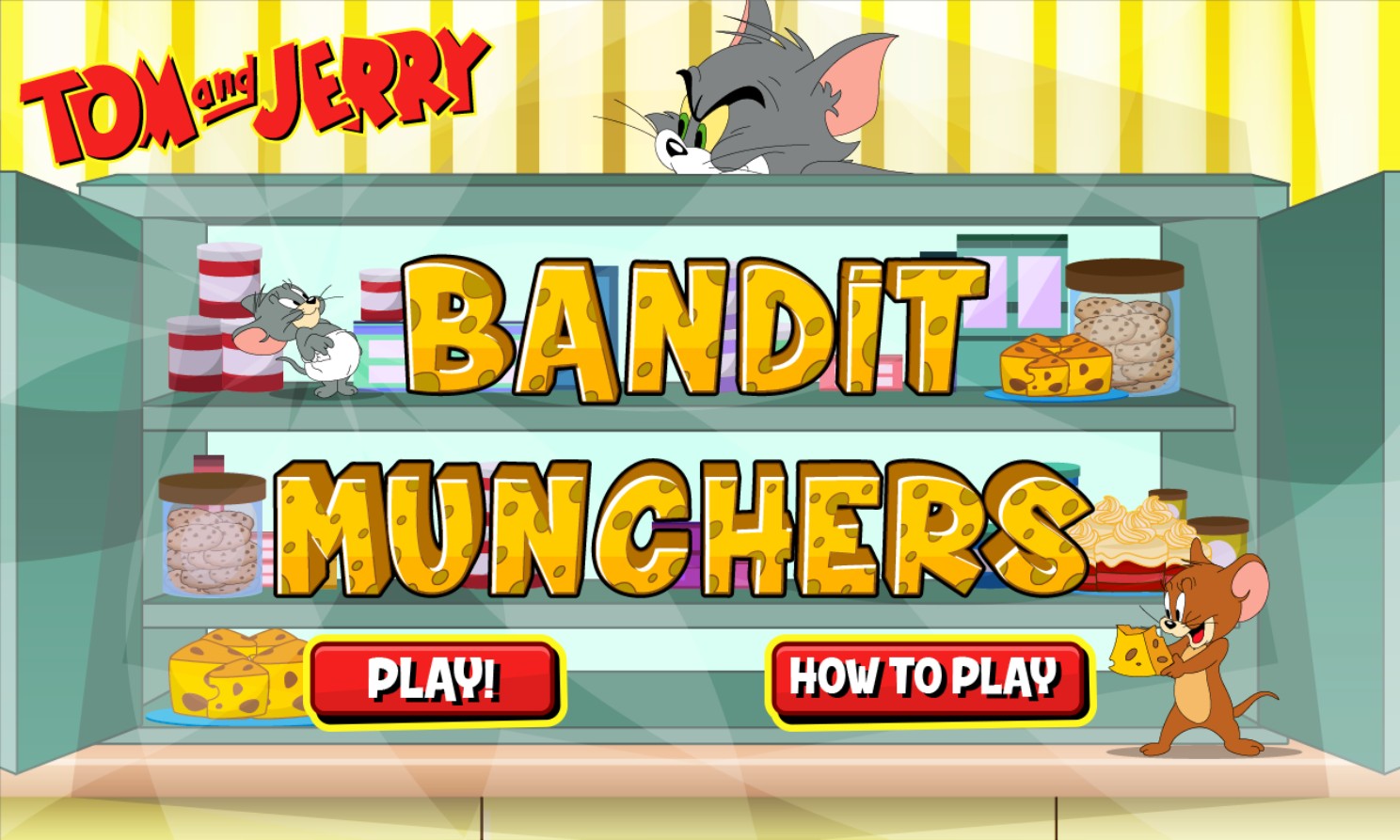 Tom and Jerry Bandit Munchers - Play Free: Free Play Quest