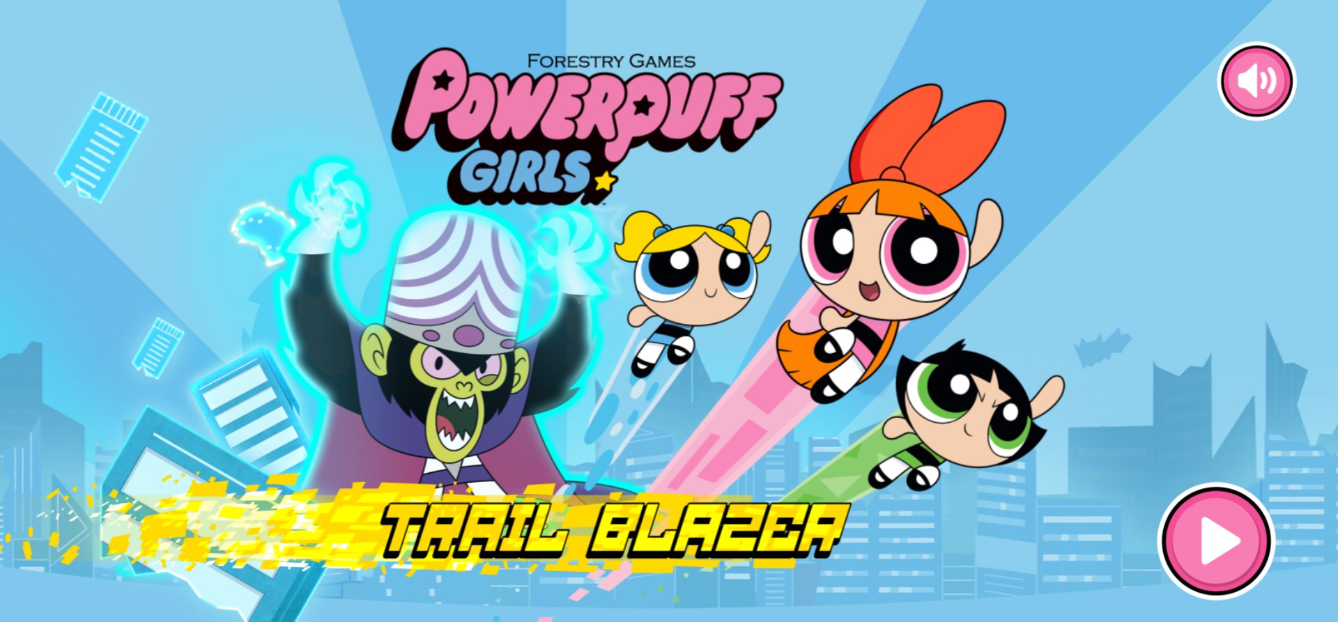 The Powerpuff Girls Trail Blazer: Classic Arcade Fun