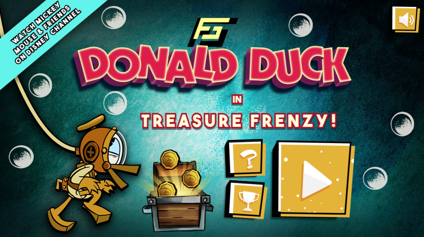 Donald Duck Treasure Frenzy - Underwater Disney Adventure: Speed Run Edition