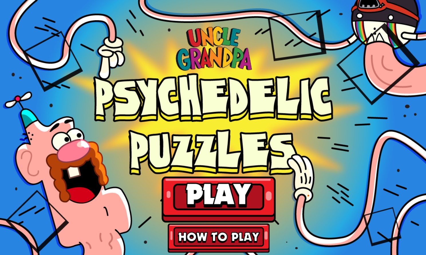Uncle Grandpa Psychedelic Puzzles - Play Online Cartoon Network: Pro Version