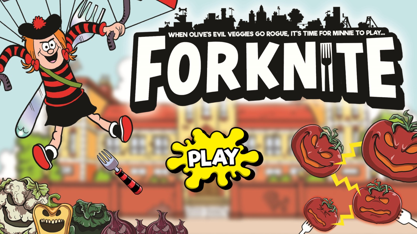 Forknite Minnie Veggie Matching: Classic Arcade Fun