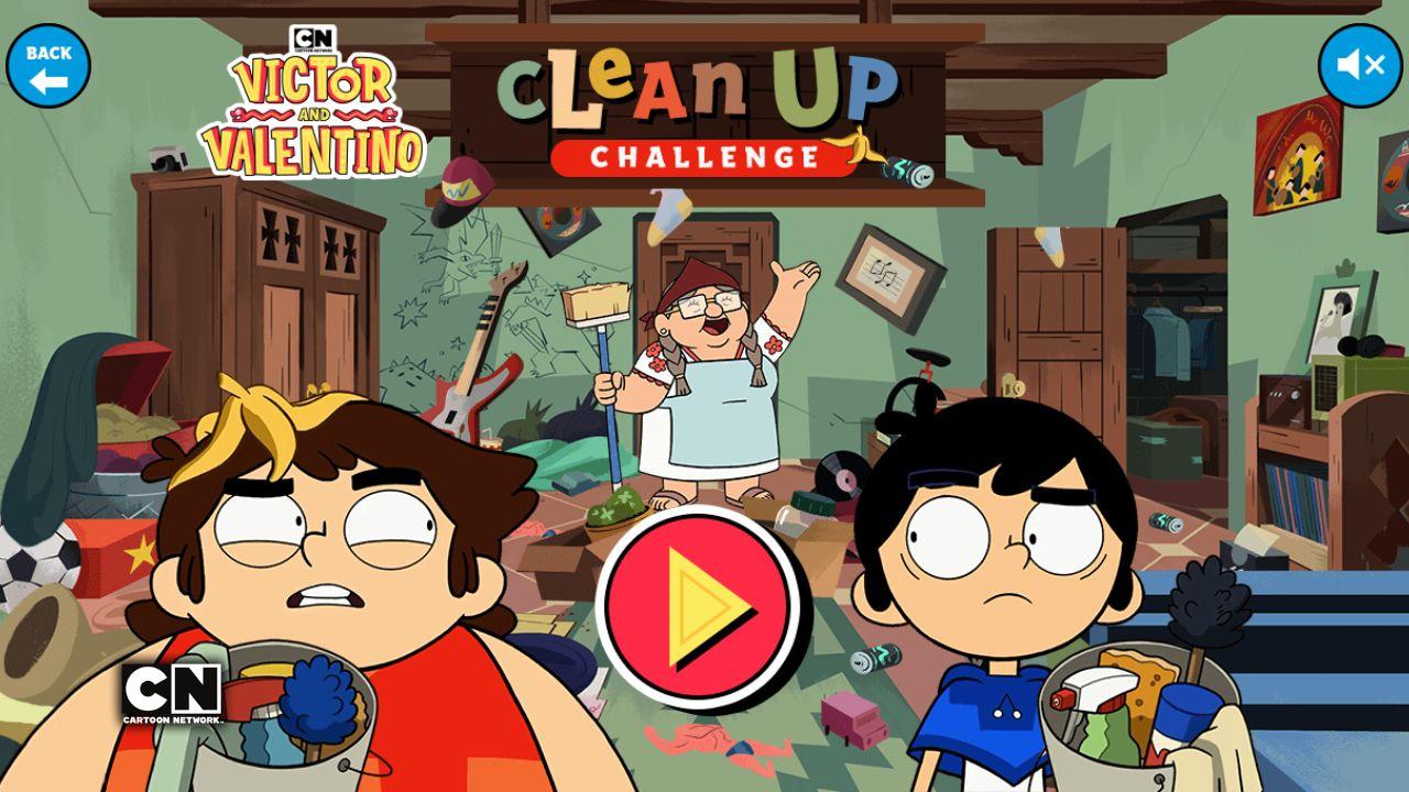Victor and Valentino Clean Up Challenge - Play Cartoon Network Games: Classic Arcade Fun