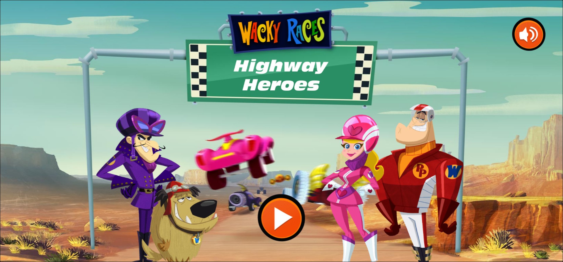 Wacky Races Highway Heroes - Play Online Cartoon Network Racing: Deluxe Online