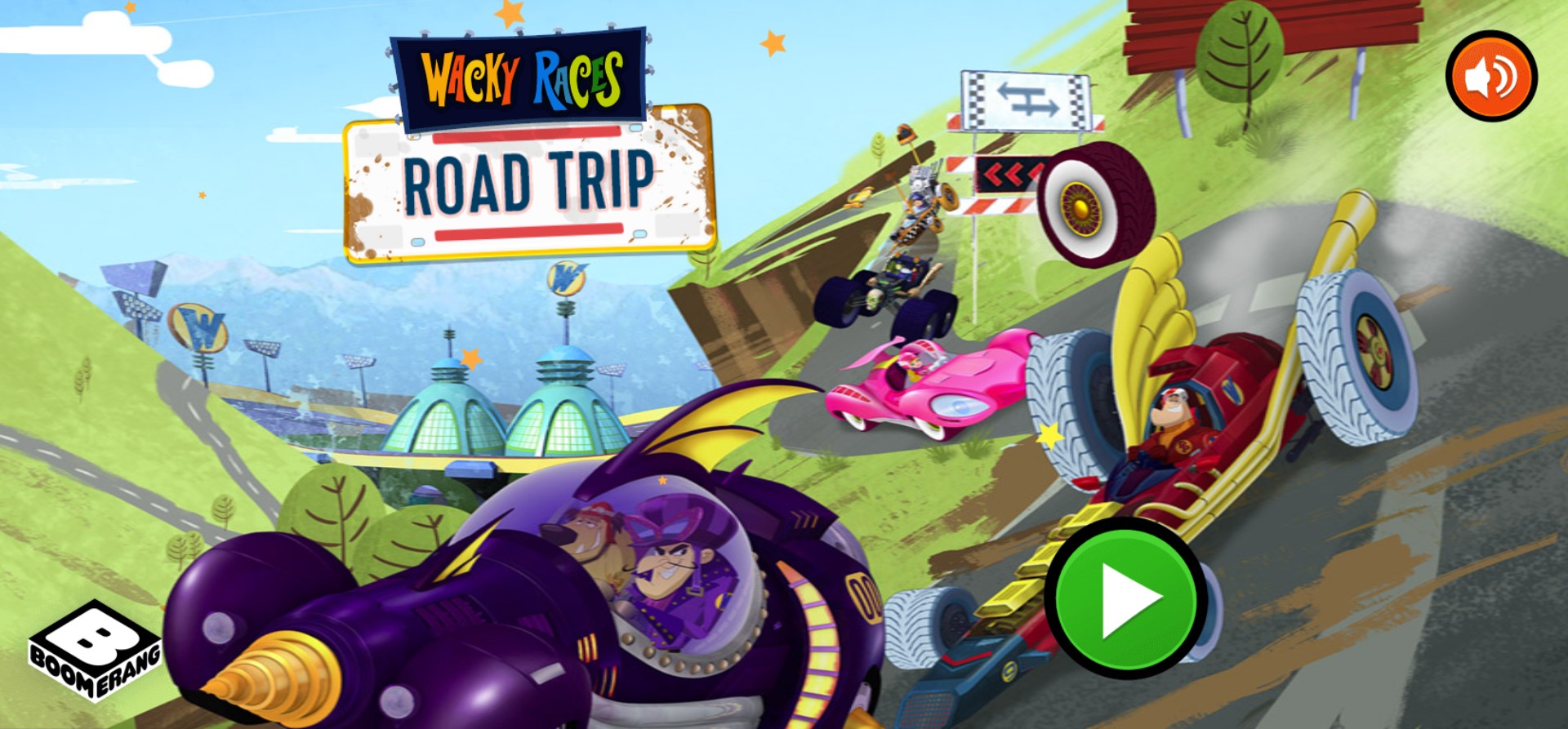 Wacky Races Road Trip - Online Cartoon Racing: Pro Version