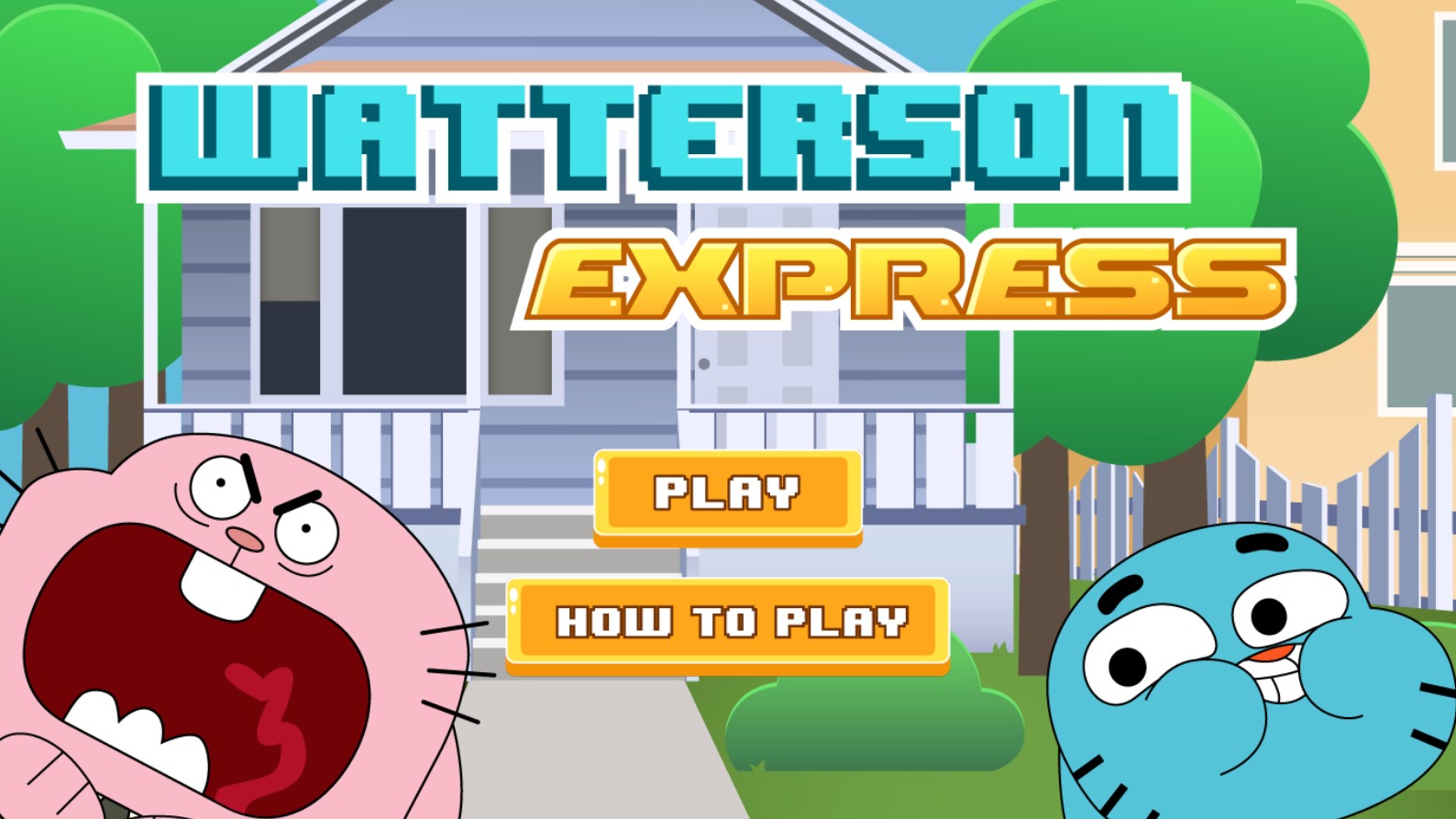 Watterson Express - Play Free Cartoon Network Gumball Games: Hero Saga