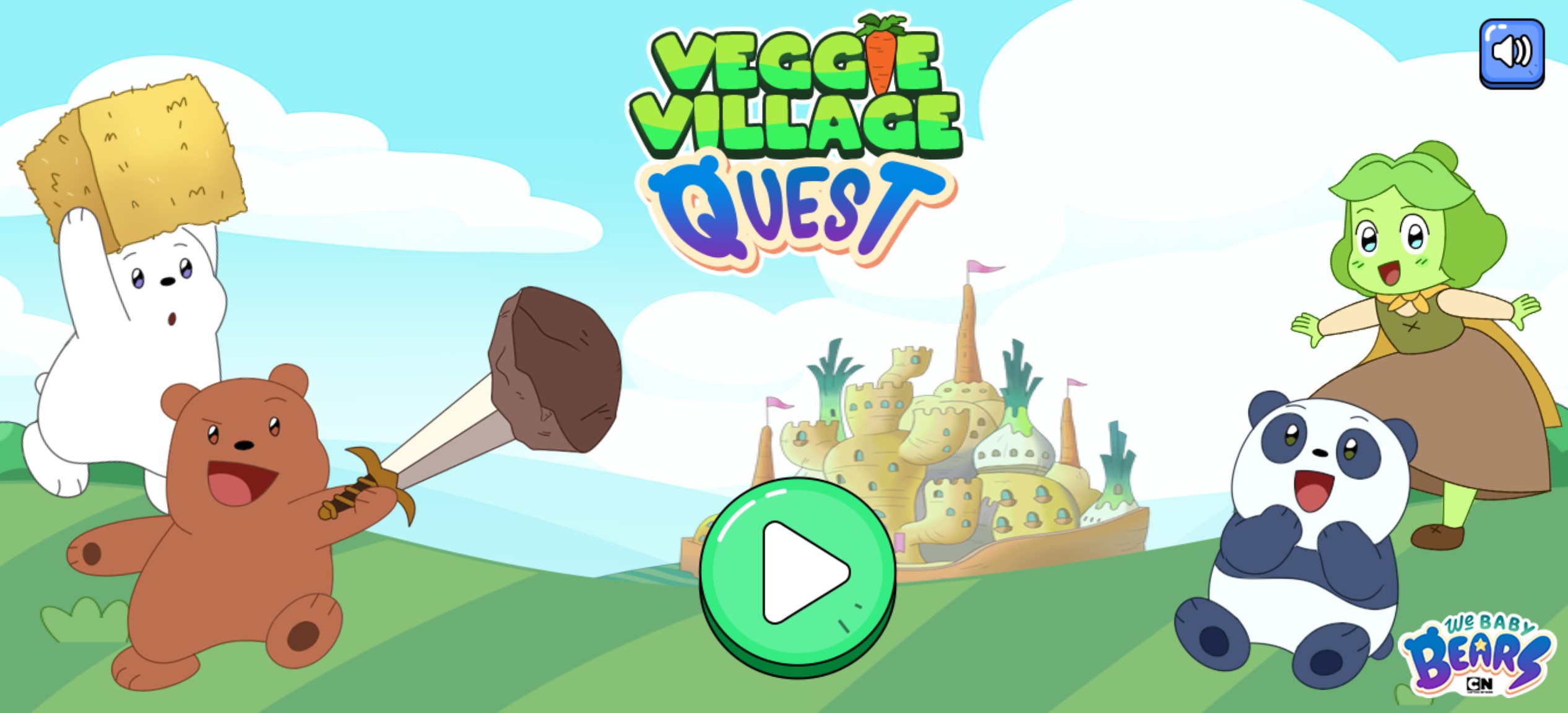 We Baby Bears Puzzle Veggie Village Quest: Super Adventure