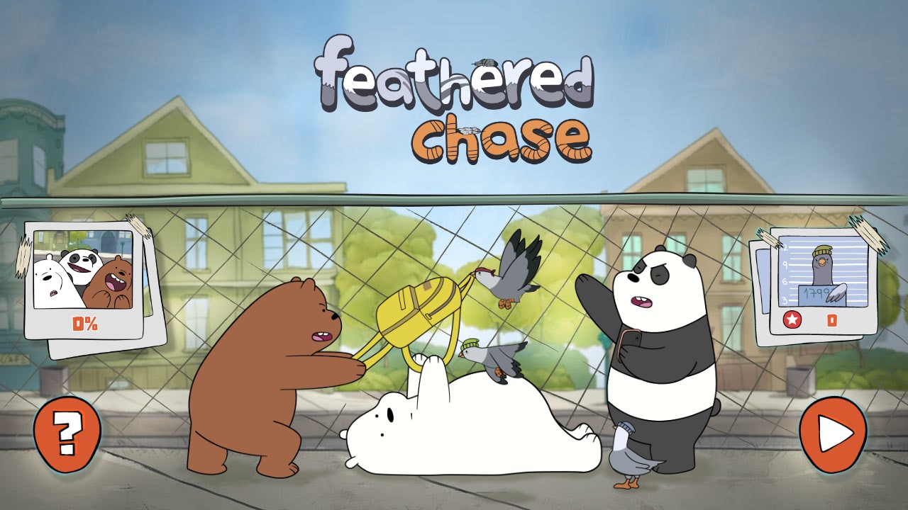 We Bare Bears Feathered Chase - Play Online: Magic World