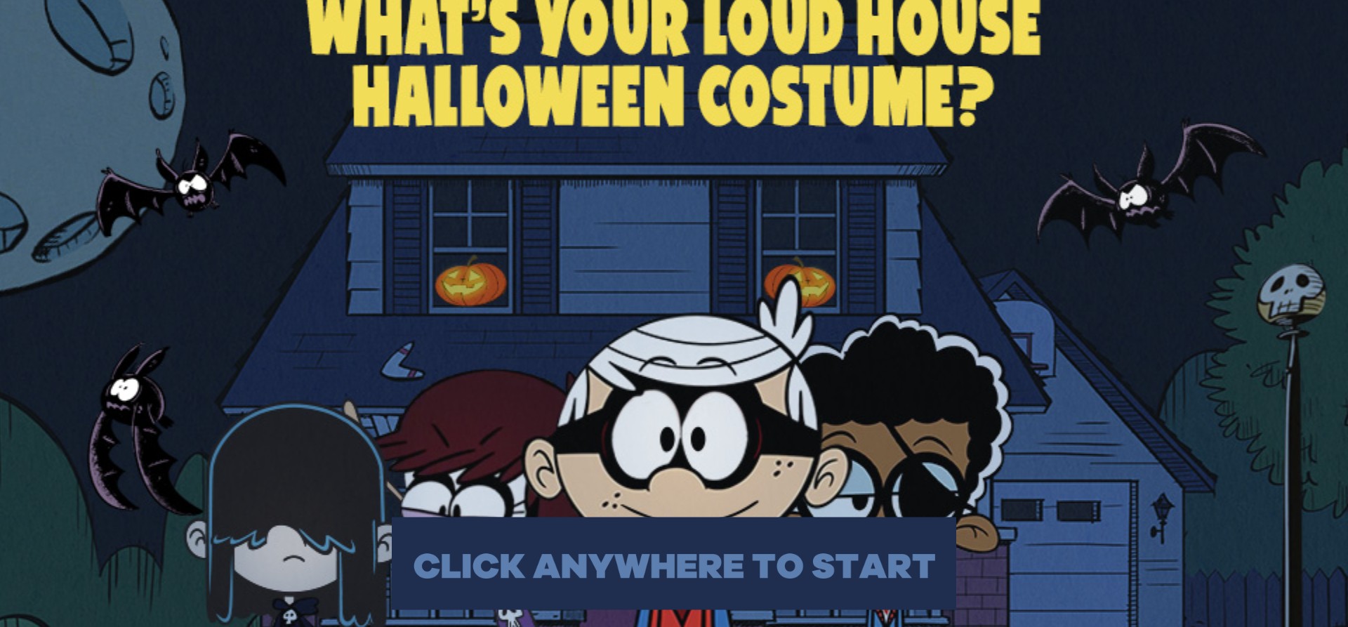 Whats Your Loud House Halloween Costume - Nickelodeon Quiz: Magic World