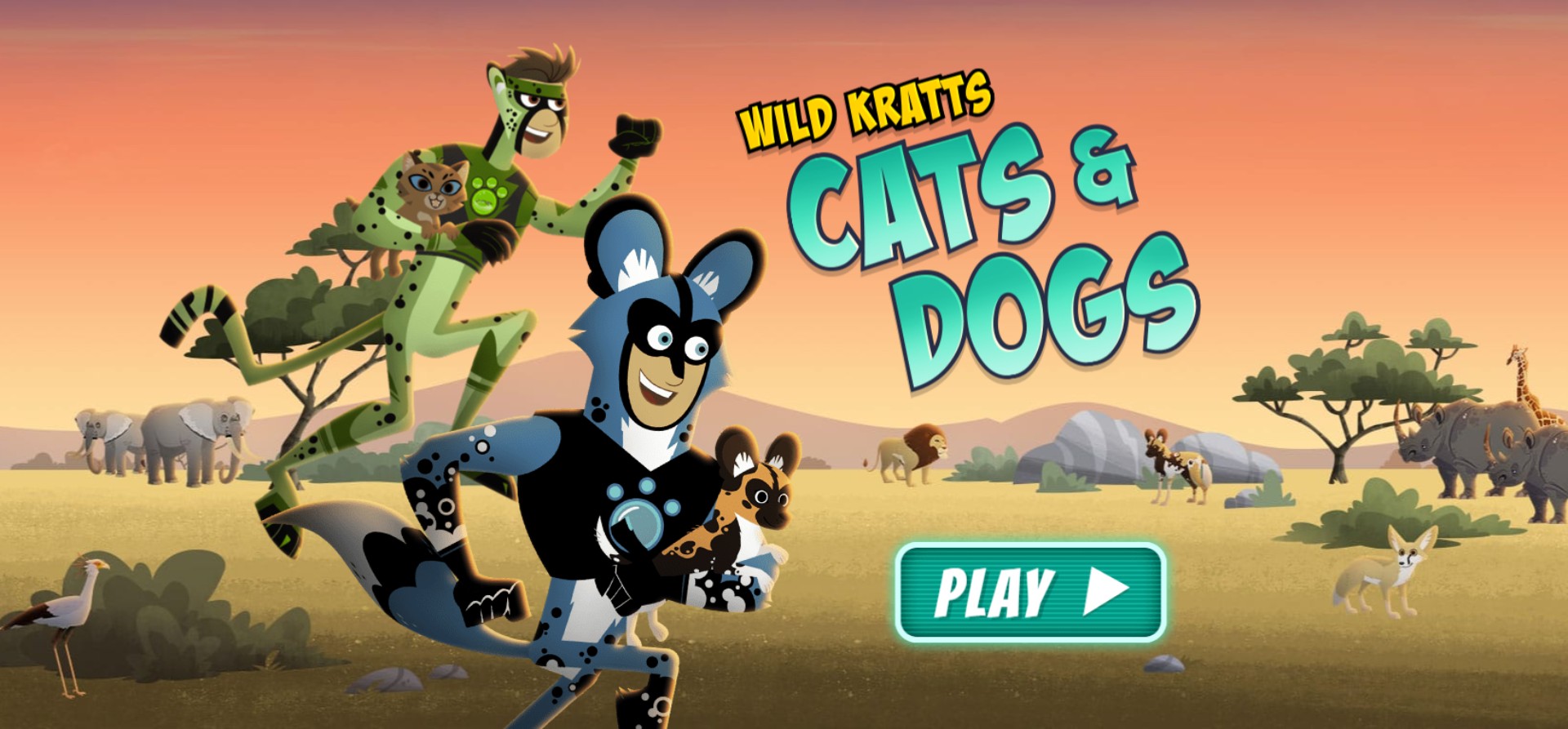 Wild Kratts Cats and Dogs: Free Play Quest